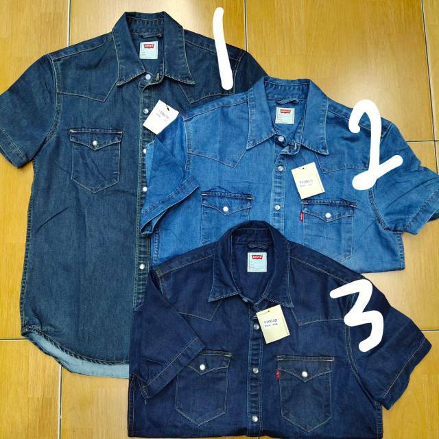 Kemeja Levis pendek import original