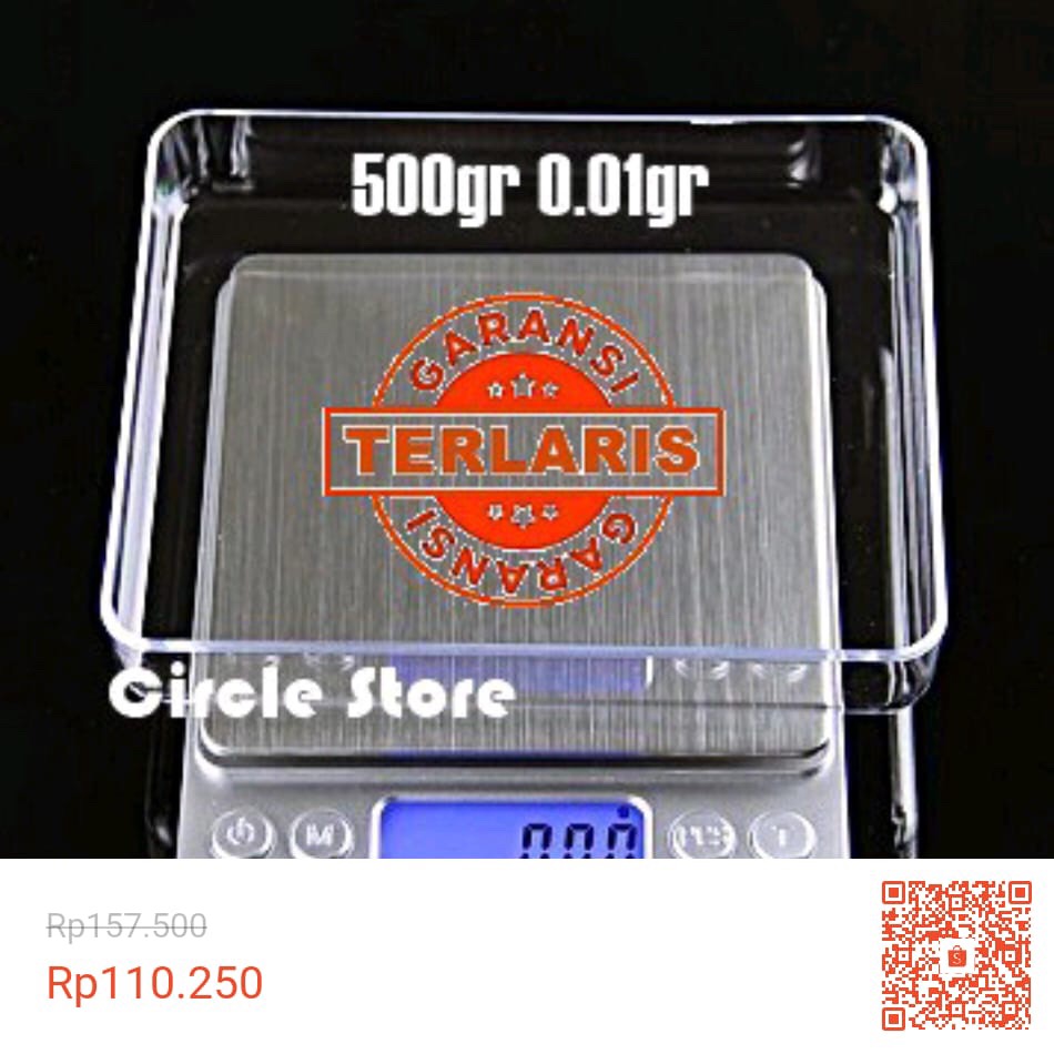 Timbangan Emas Digital Mini Big Series 500gr