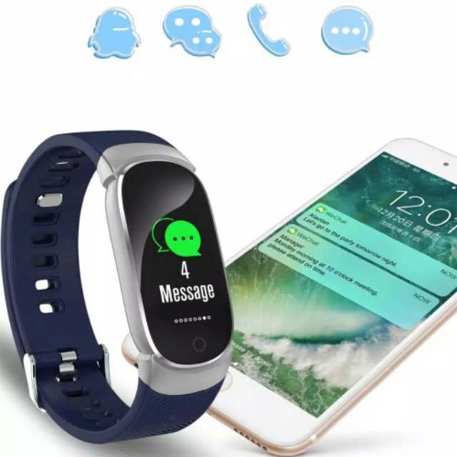 Fashion Smartwatch Fitness Tracker Jam Tangan Perhiasan Anti Air
