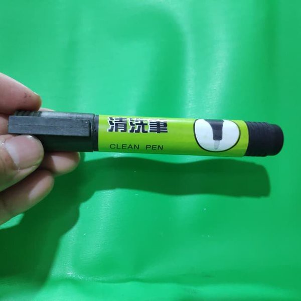 

Eksklusif penghapus bolpen pen silver pola clean pen Terbaru