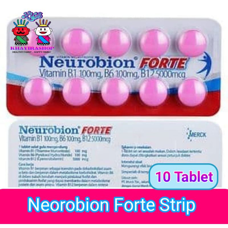 Neurobion Forte 5000mg Strip 10 Tablet