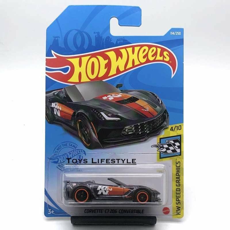 HOT WHEELS TREASURE HUNT SUPER THS CORVETTE C7 Z06 CONVERTIBLE