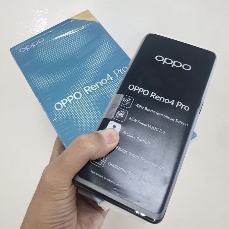 Oppo reno 4 pro ram 8 / 256 resmi fullset