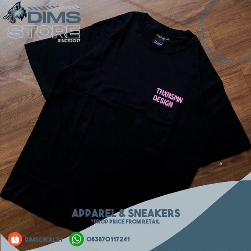 T-Shirt THANKSINSOMNIA X BETTY BOOP™️ & Bimbo Black UNISEX