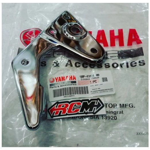 DUDUKAN KUPINGAN STAY COVER UPPER BREKET BRAKET BRACKET KANAN SCORPIO OLD LAMA RXKING RX KING SEBELUM NEW LMPU OVAL ORI ORIGINAL YAMAHA YGP ASLI 5BP-F3131-00