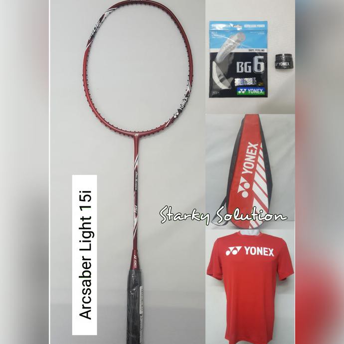 Paket Raket Yonex Arcsaber Light 15I Original