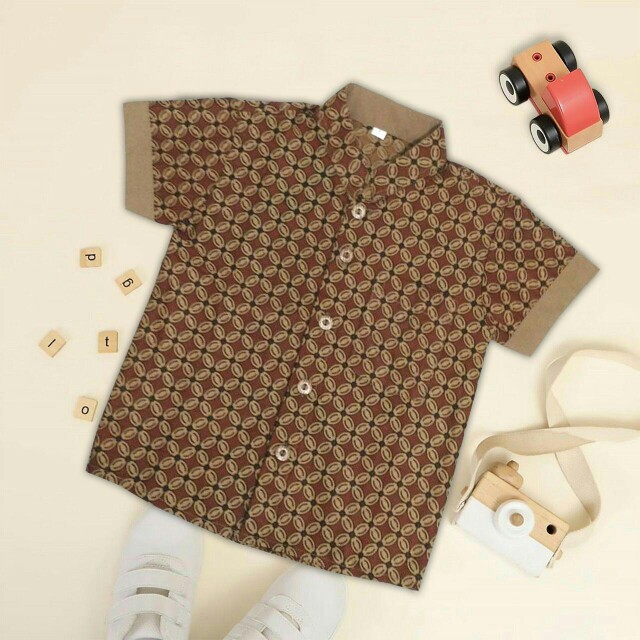 Couple Batik Ayah Dan Anak Batik Baturaden Ori