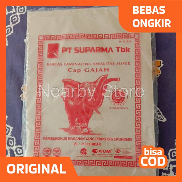 

Nearby Store - Kertas Minyak/ Pembungkus Makanan 10 lembar