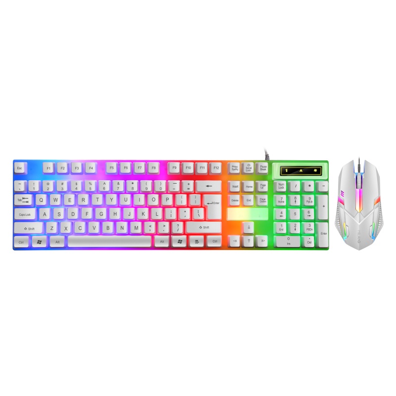 【Free gift】Viqoo Ultimate 4 in 1 Gaming PC Kit Combo Gaming Keyboard Mouse Headset Mousepad