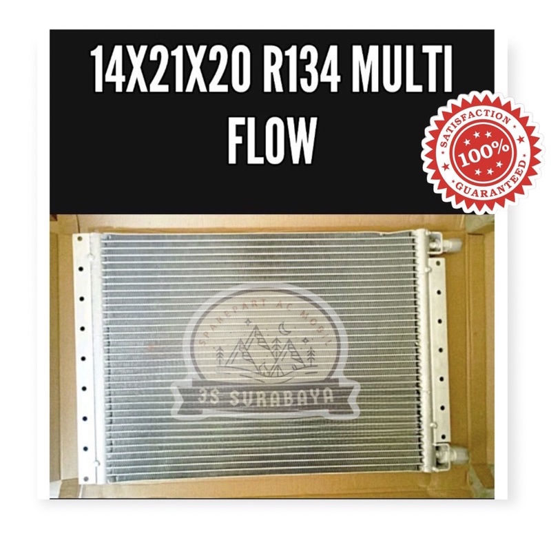 Condenssor Kondensor Multi Flow Universal Ac Mobil 14x21x20