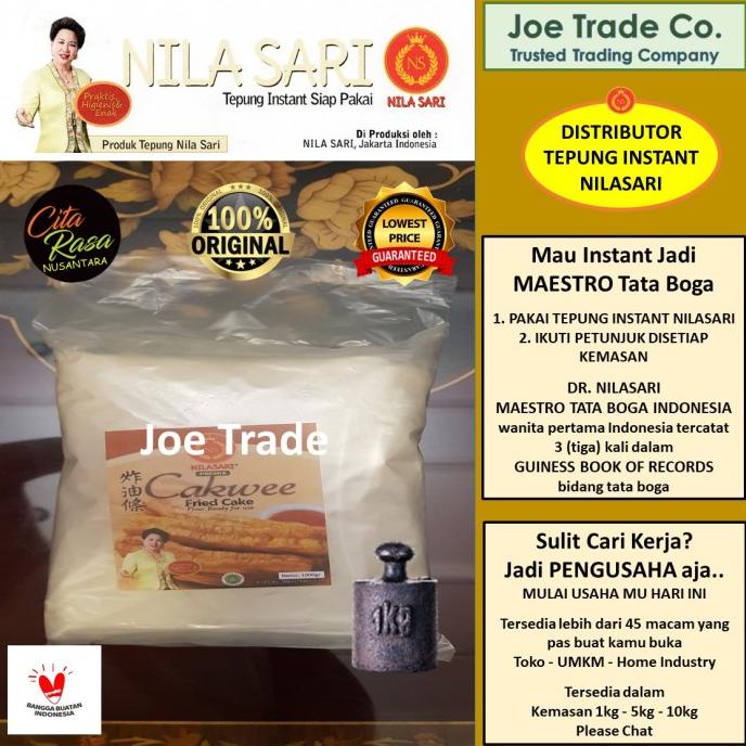 

TERLARIS Tepung Instant Cakwe 1 kg Premix Nilasari
