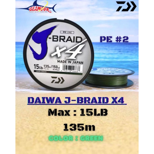 SENAR PANCING / BENANG PANCING / SENAR DAIWA / PE DAIWA / BENANG PE / SENAR PE / DAIWA BRAID X4 / Da