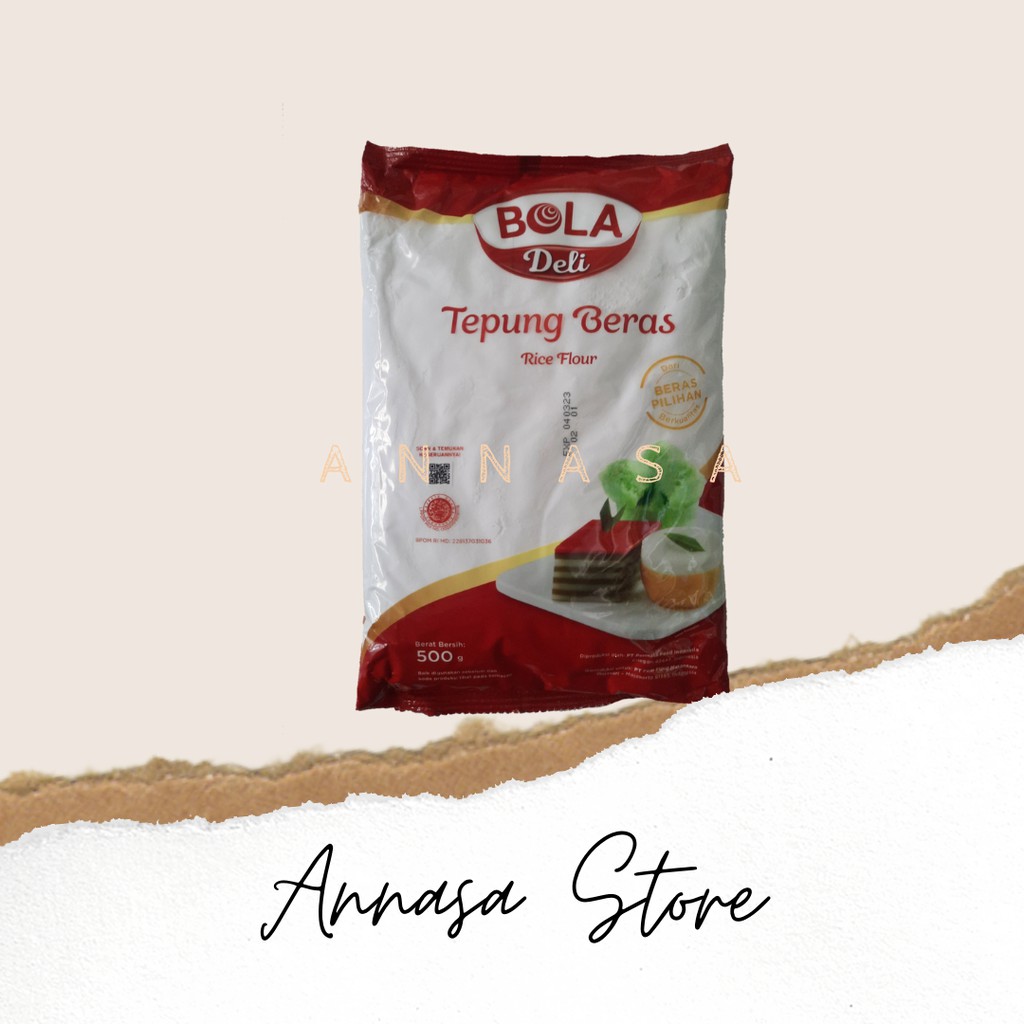 

Tepung Beras Merk Bola Deli 500 gram