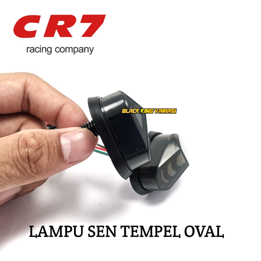 Sein Tempel Lampu Sen Tempel LED Oval Running R15 Vixion Ninja Lampu Sen Tempel Running Universal Sen Tempel Oval