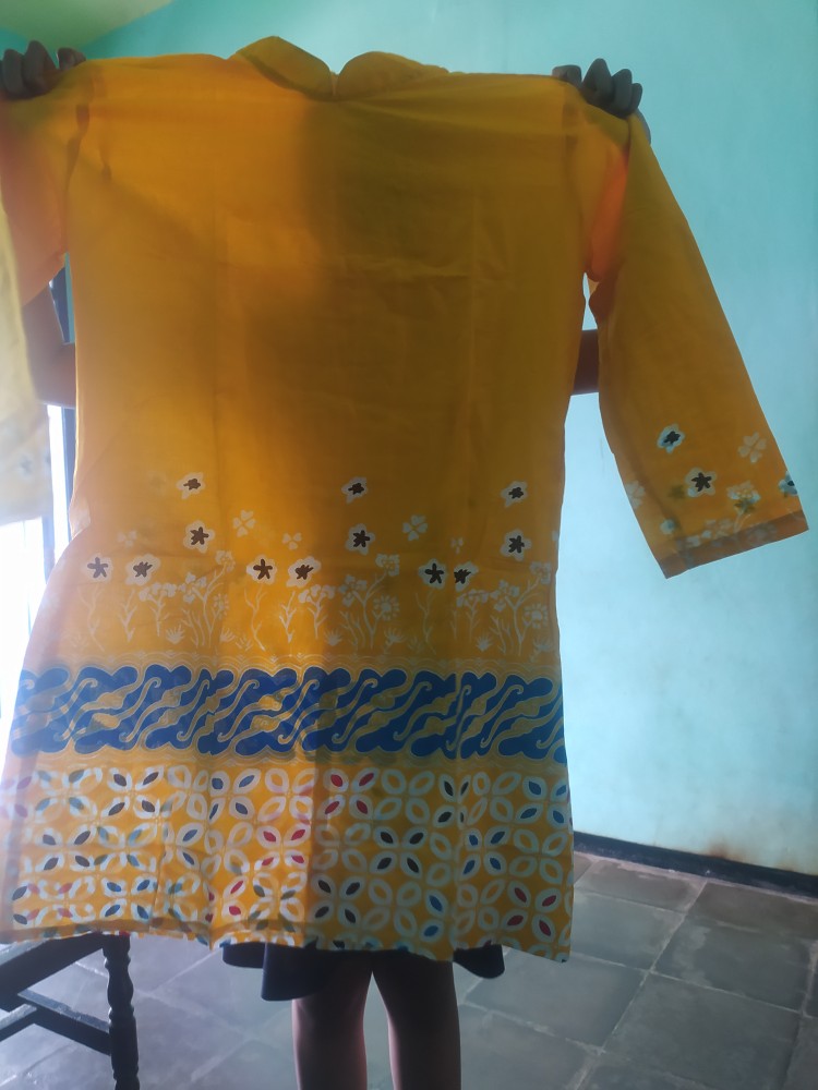 Terlaris Serut Genes Jelita Tunic Navbor Yelbor Whitbor Creambor Tunik Batik Modern Hrb030 Dolbi Dob