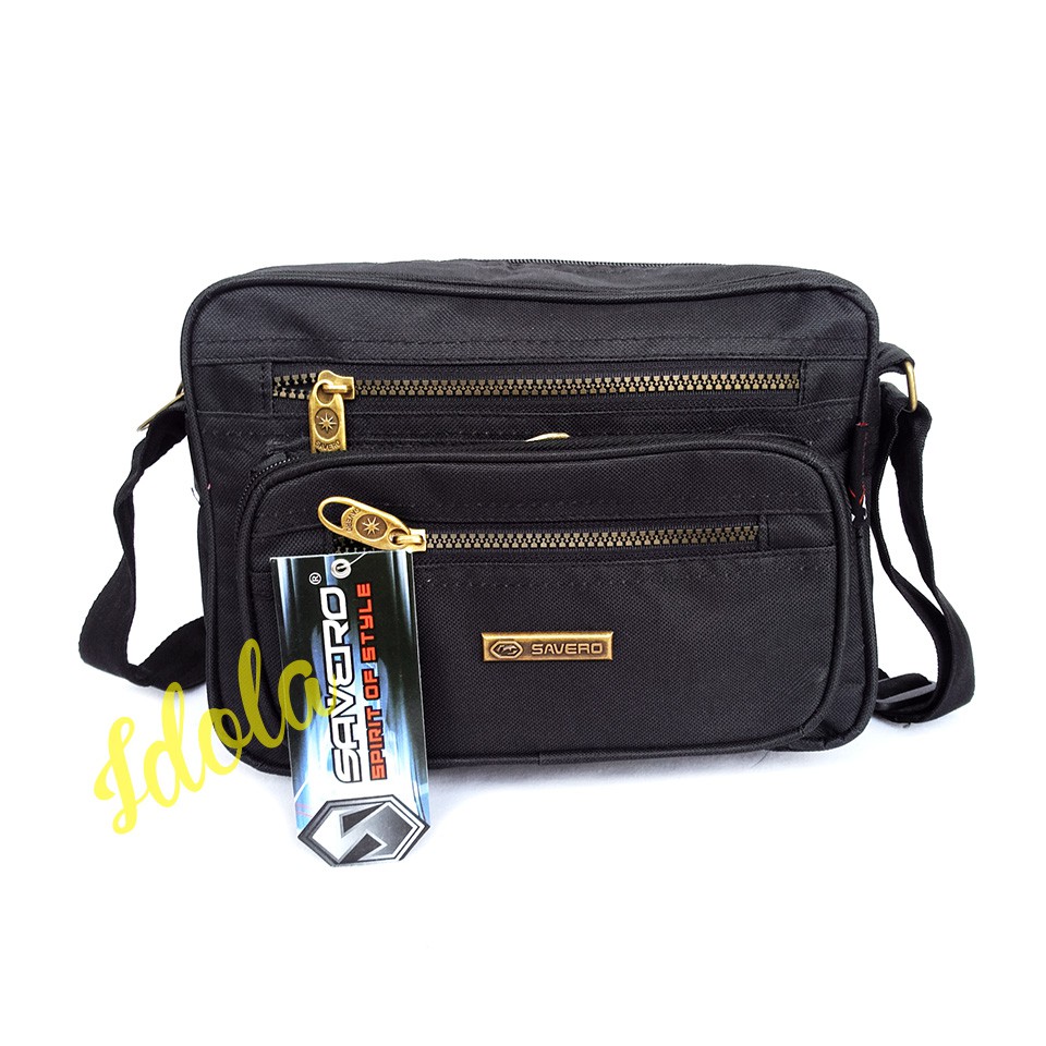 Idolabags - Tas Bahu Cowok Savero Ukuran Kecil  / Tas Selempang Cowok Outdoor Berkualitas