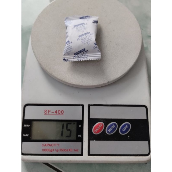 Silica gel silika butiran penyerap lembab air silika pengering putih besar 15 gram ECERAN