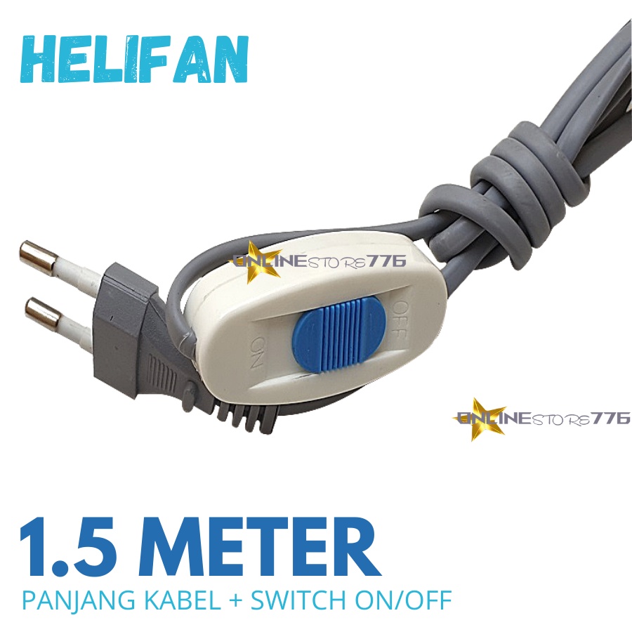 KIPAS HELIFAN 4 BALING 30 WATT / KIPAS ANGIN GANTUNG 30 W / KIPAS GANTUNG 30 WATT