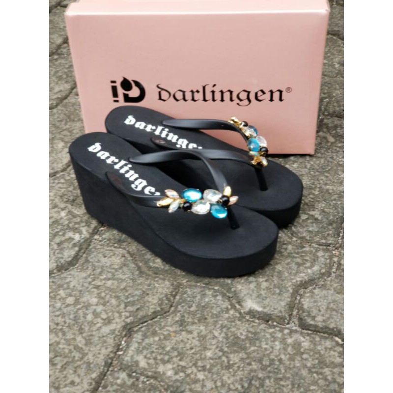 Sandal Jepit DARLINGEN SWAROSKI WEDGES