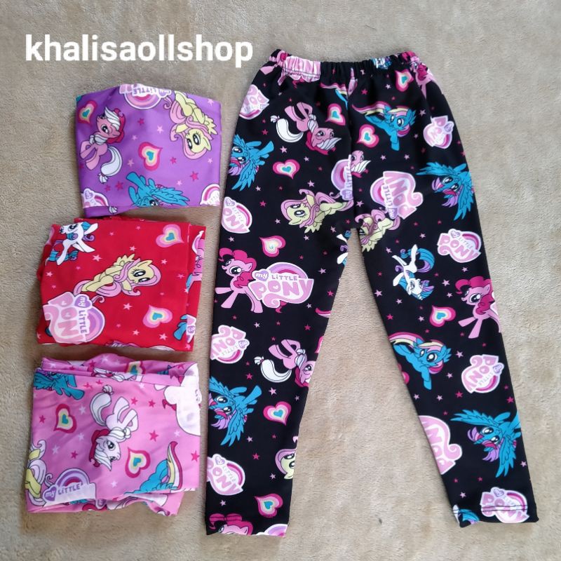 Legging/Celana/Litell Pony/Legging Anak Karakter 6 Bulan - 9 Tahun