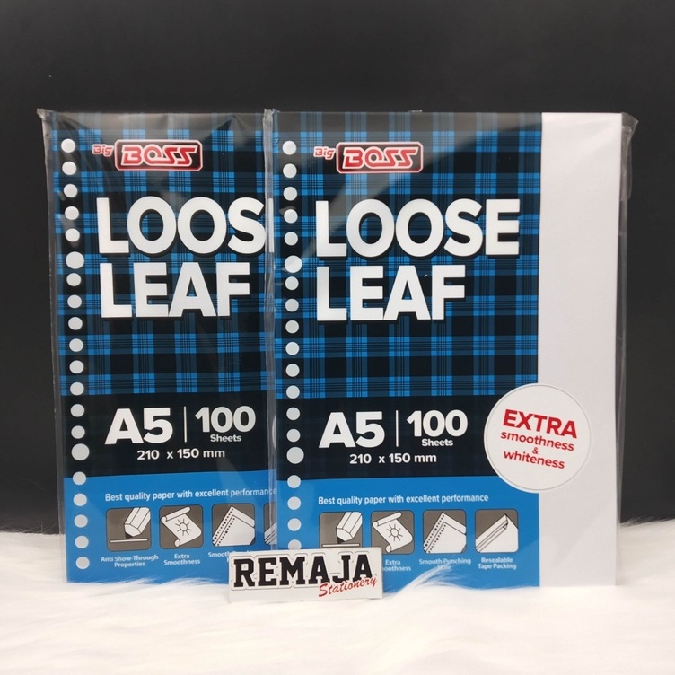 

Big Boss Loose Leaf A5 Polos isi 100