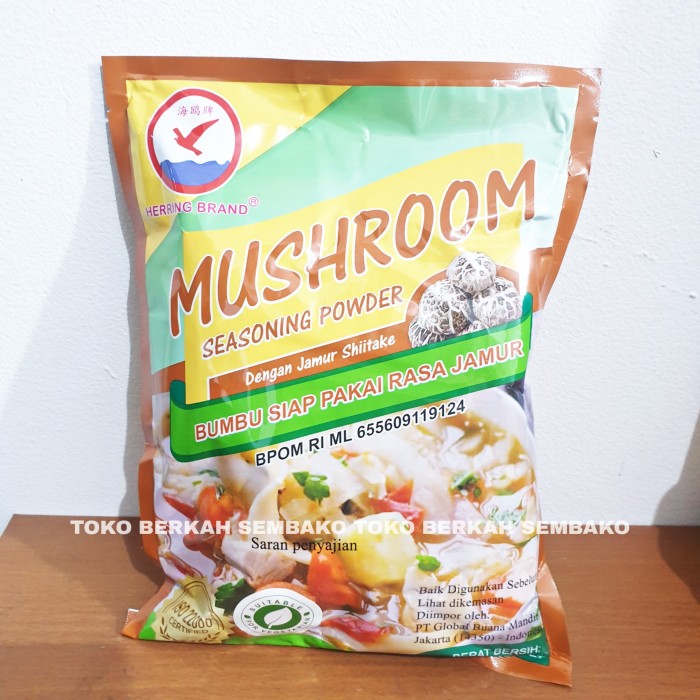 

Ready- Herring Brand Mushroom 454 Gr Seasoning Powder / Kaldu Jamur Shitake