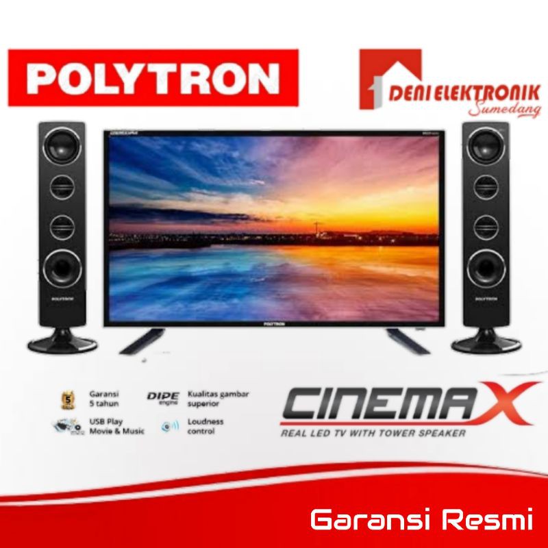 Tv LED 32" Polytron Cinema X PLD32T7511