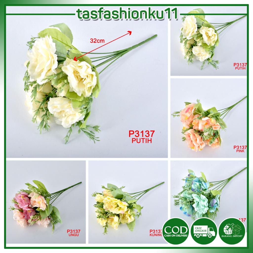 TF11 COD P3137 ( 1 KILO BISA MUAT 23PCS ) BUNGA DEKORASI BUNGA HIAS BUNGA ARTIFISIAL BUNGA PALSU