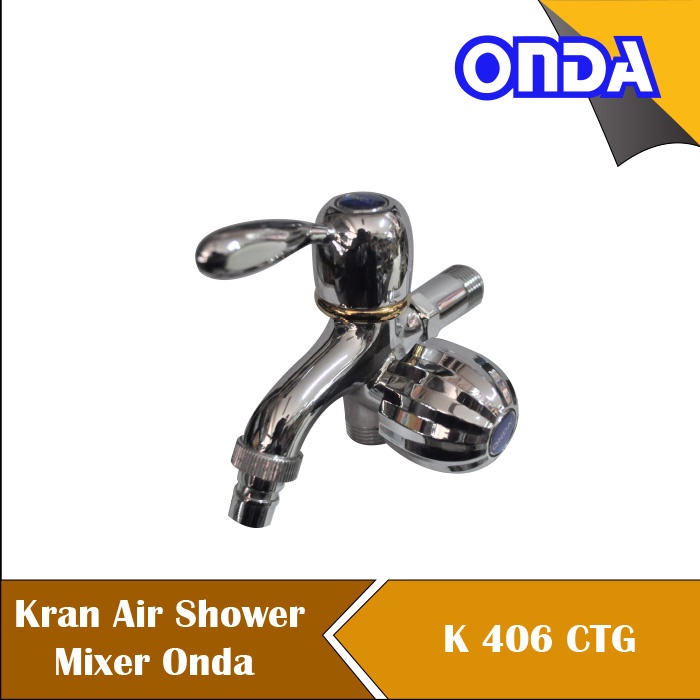 KRAN CABANG ONDA KERAN SHOWER KRAN TEMBOK AIR MESIN CUCI ONDA KU
