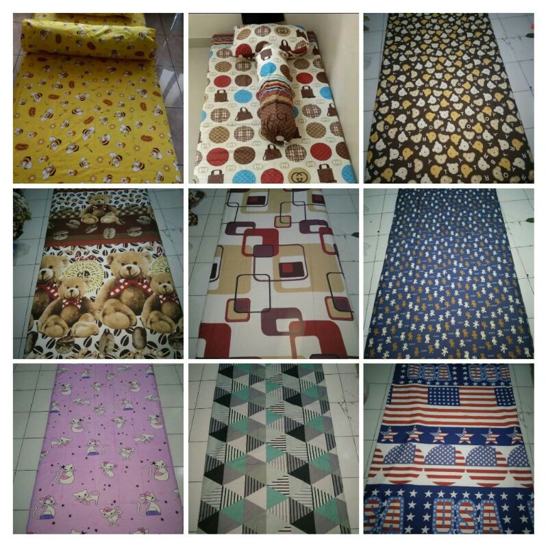 sarung kasur sleting ukuran no1(180x200x15)/(180x200x20)