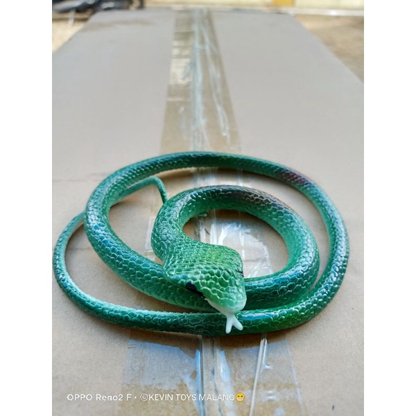 32865 MAINAN ANAK PRANK ULAR COBRA PANJANG 75CM BAHAN KARET LEMBUT SUPER BAGUS / SIMULATION EYE SNAKE