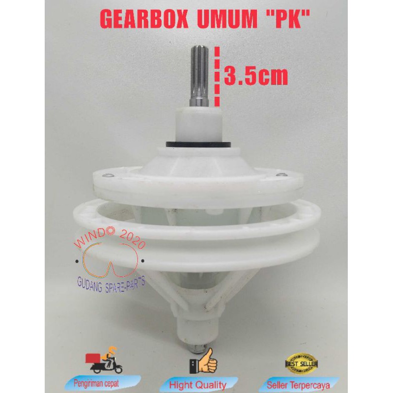 GEAR BOX MESIN CUCI 2 TABUNG UMUM UNIVERSAL | GEARBOX / GIRBOX / GERBOX PENCUCI AKARI , SANKEN DLL