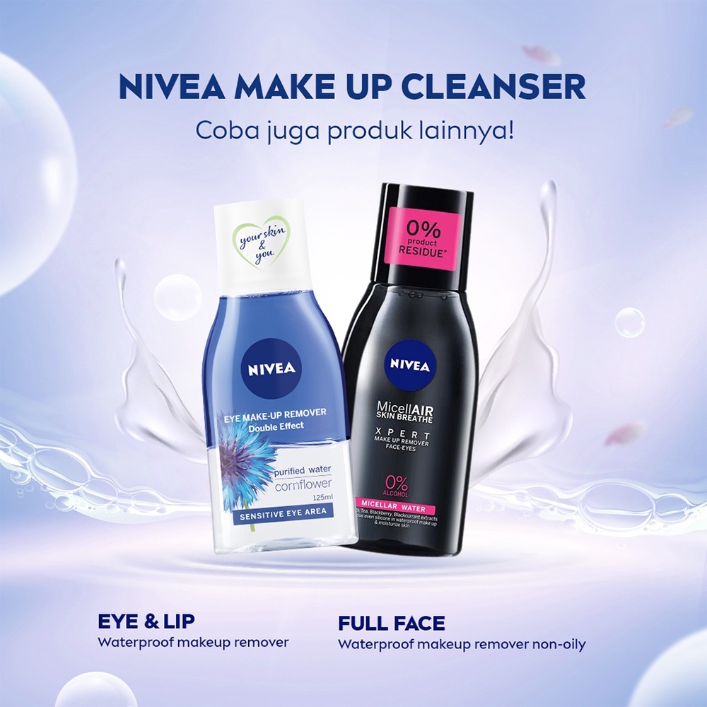 ❤ BELIA ❤ NIVEA Micellar Water MicellAir 125 | 200 | Xpert, Eye Remover make Up (✔️BPOM)