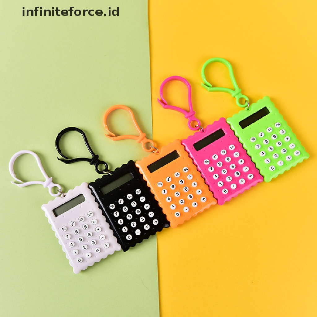 (Infiniteforce.Id) Kalkulator Elektronik Mini 8 Digit Bahan Plastik