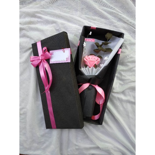 flower box buket bunga flanel buket wisuda graduation
