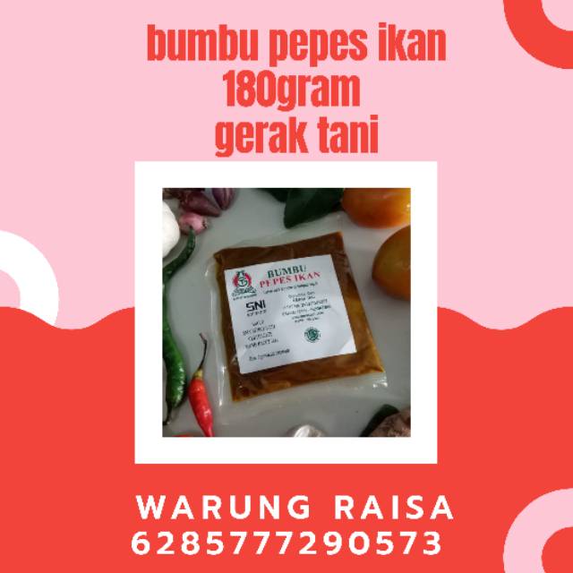 

Bumbu pepes ikan gerak tani 180 gram