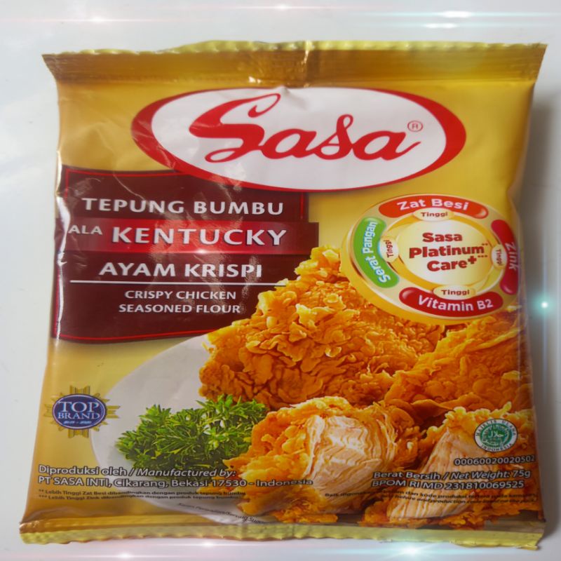 

sasa tepung bumbu ayam kentucky 75 gram