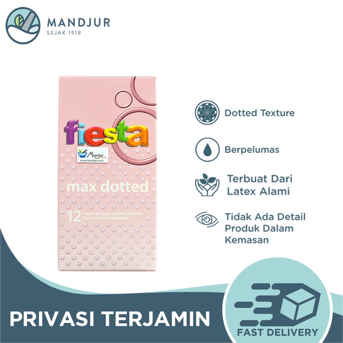 Paling Mahal Kondom Fiesta Max Dotted - Isi 12