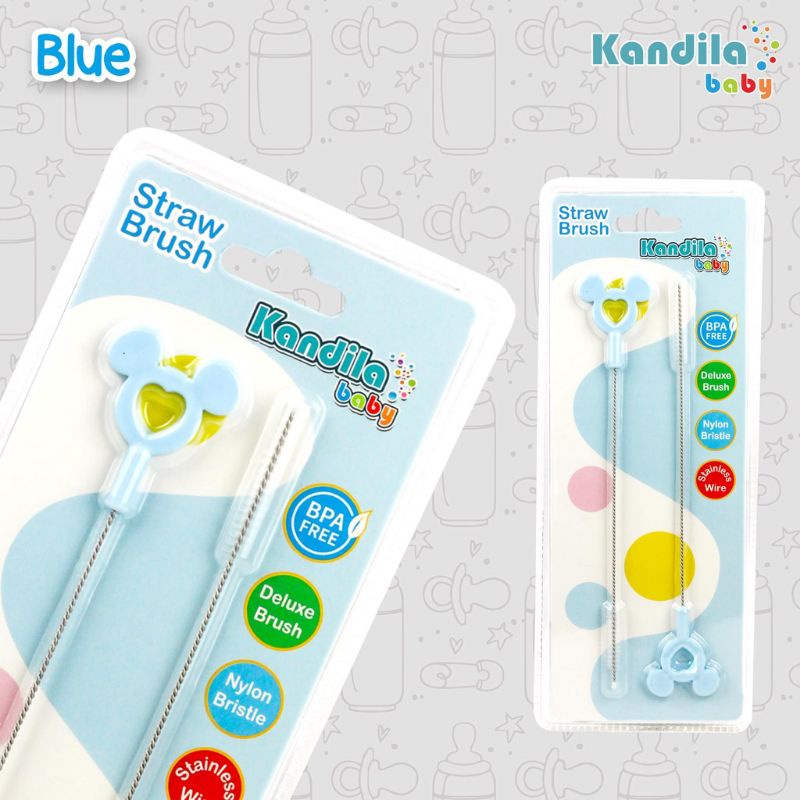 Kandila Baby Straw Brush atau Sikat Sedotan KDL-061