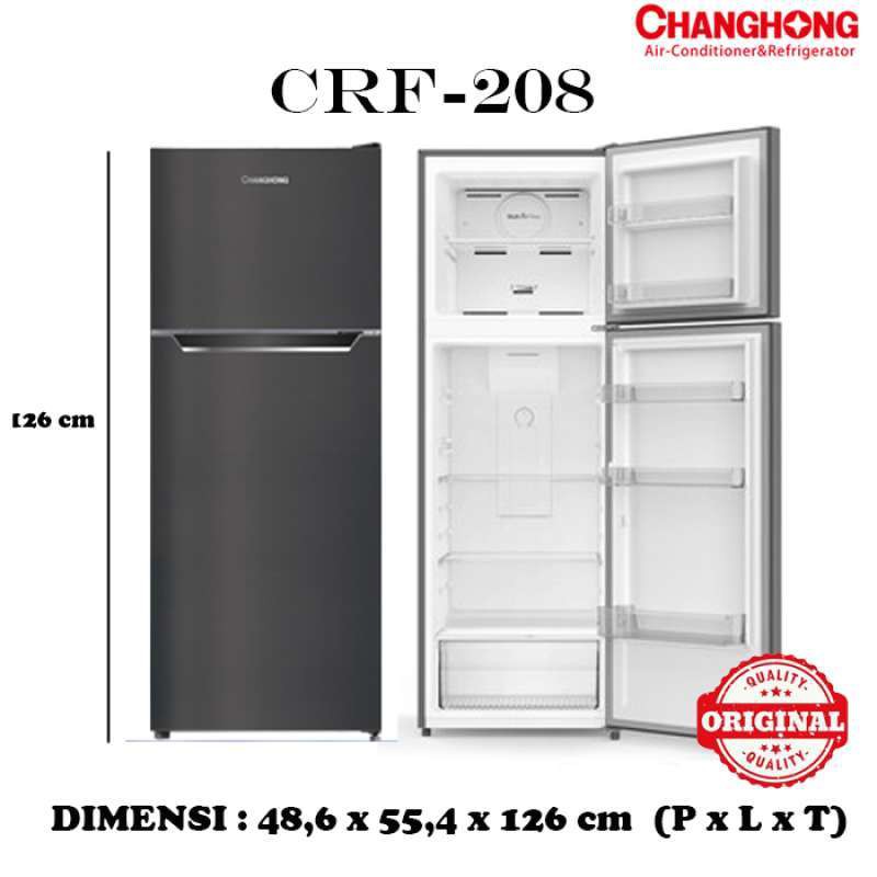 CHANGHONG Kulkas 2 pintu - CRF 208