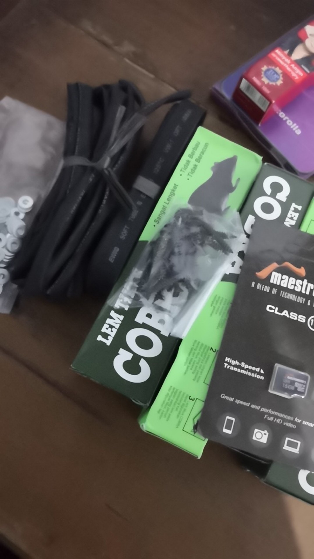 Skrup Gypsum Hitam 3 Cm Per Pcs