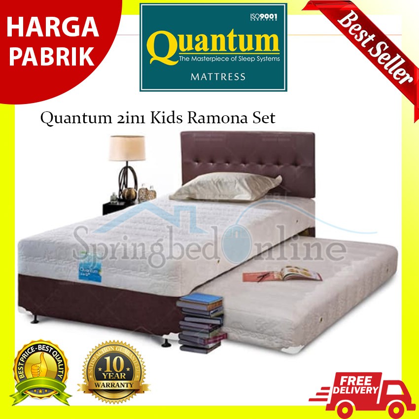 Quantum 2in1 Kids Ramona Set- Springbed (Full Set)