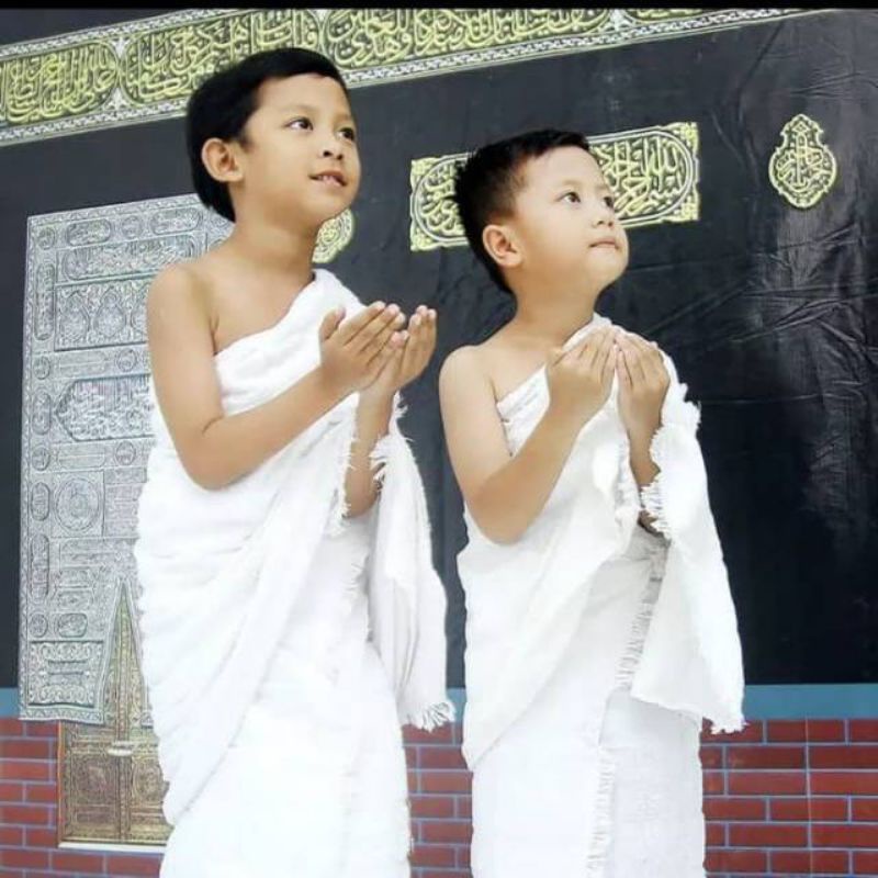 Kain ihram anak Baju ihram Manasik Laki laki ( ukuran tk )