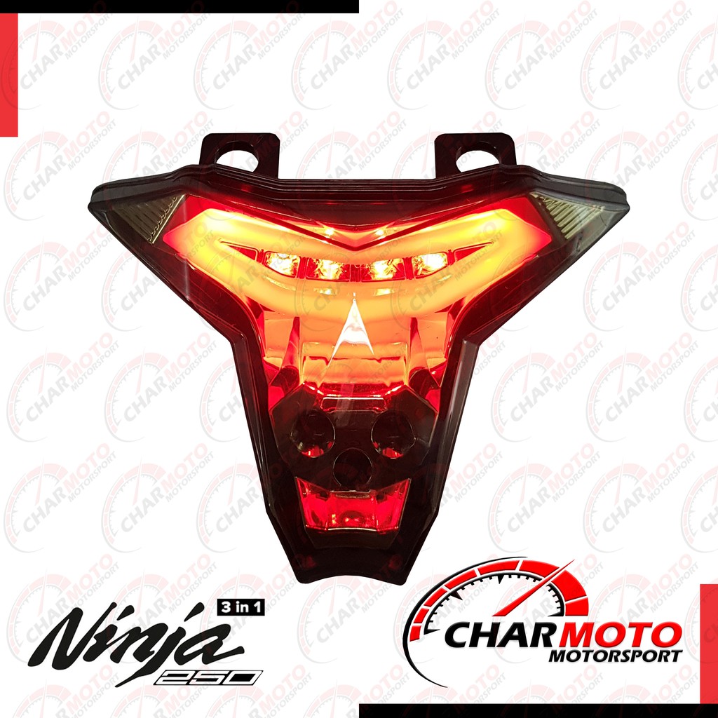 LAMPU STOP NINJA 250 FI 2018 3 IN 1 - CHARMOTO