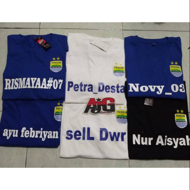 Desain Baju Persib / Jual Kaos Baju Tshirt Sepak Bola Persibday Persib