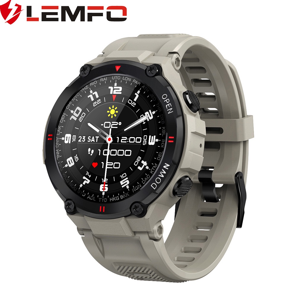 LEMFO K22 Smart Watch Bluetooth Call Full Touch Screen 400Mah Big Battery Watch for Men Custom Dial