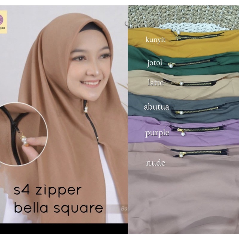 HIJAB INSTAN BELLA INSTAN ZIPPER