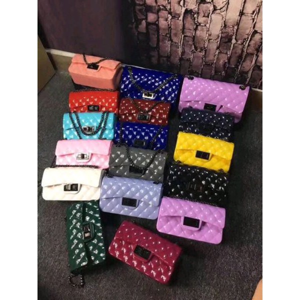 Tas Wanita  IMPORT TAS BATAM TAS JELLY GLOSSY IMPORT TAS JELLY MINISO TAS BATAM  Murah
