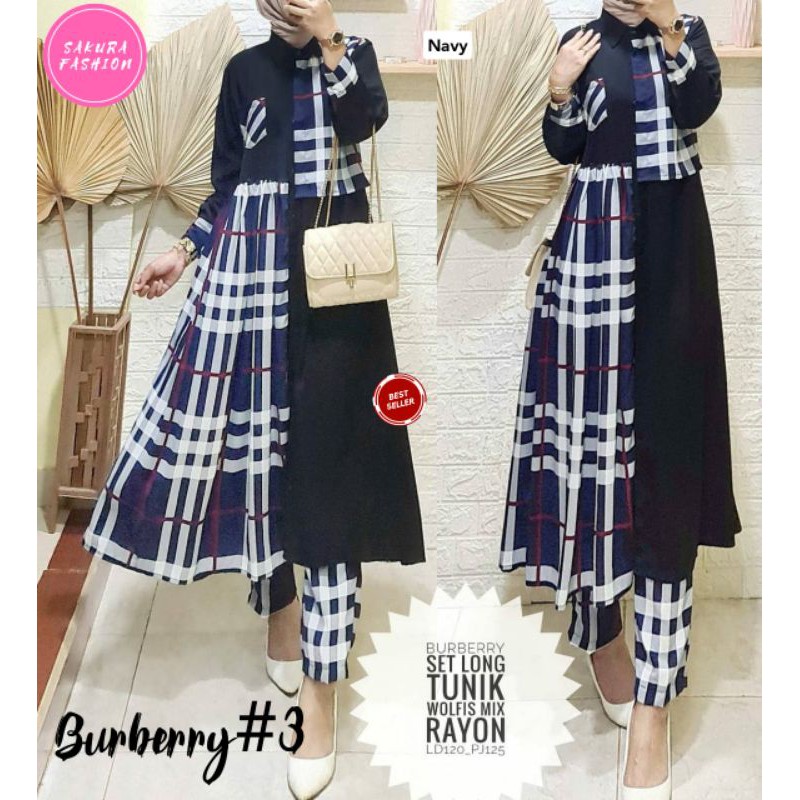 Burberry Set Long Tunik