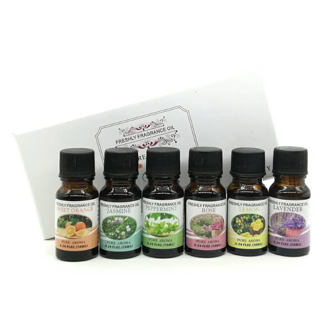 Pure Aroma Essential Fragrance Oil Aromatherapy 6 in 1 mix 10 ML RHJY